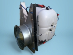 Mistblower 600 liter - pump AR813 PTO - tower fan inox - ø 620 mm